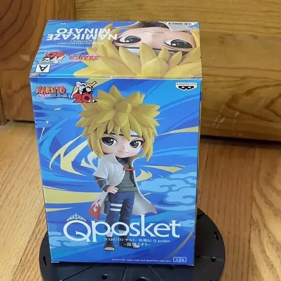 Naruto Shippuden Q-Posket Minato Namikaze Figure Version A Banpresto NEW - Picture 3 of 5